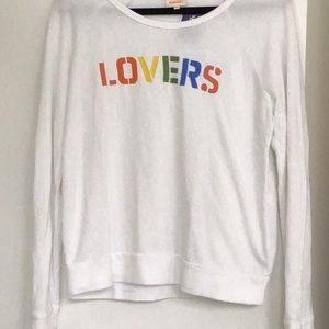 😁Sundry NWT sz m Lovers light weight sweatshirt😀never been worn